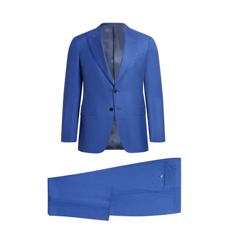 Peak Lapel Italian Suit | Hand-Sewn Luxury | DELETTO in Milano