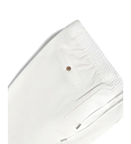 White Linen Safari Suit | Italian Summer | DELETTO in Milano