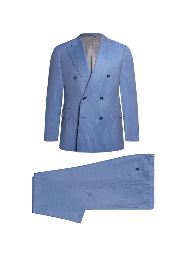 Double-Breasted Peak Lapel Suit | Italian | DELETTO in Milano