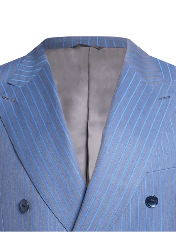 Double-Breasted Peak Lapel Suit | Italian | DELETTO in Milano