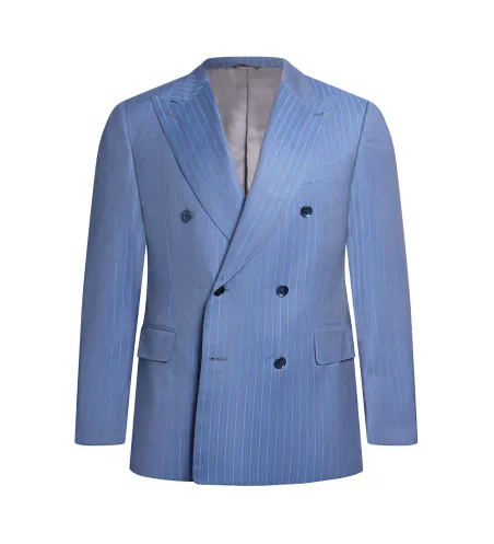 Double-Breasted Peak Lapel Suit | Italian | DELETTO in Milano