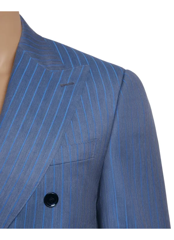 Double-Breasted Peak Lapel Suit | Italian | DELETTO in Milano