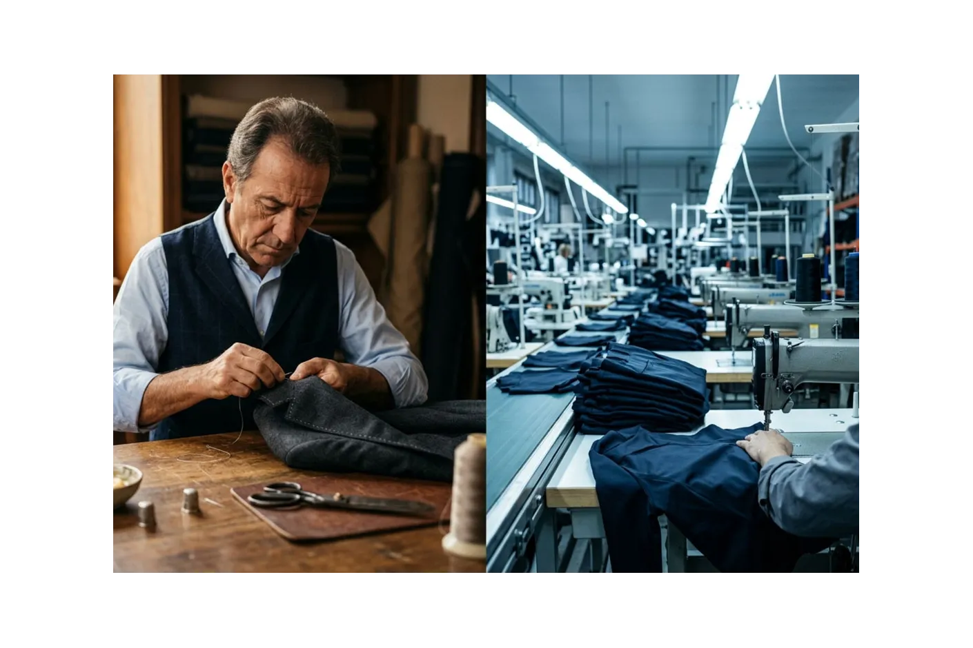 Hand-Sewn vs. Machine-Made Suits: What's Worth Your Investment?